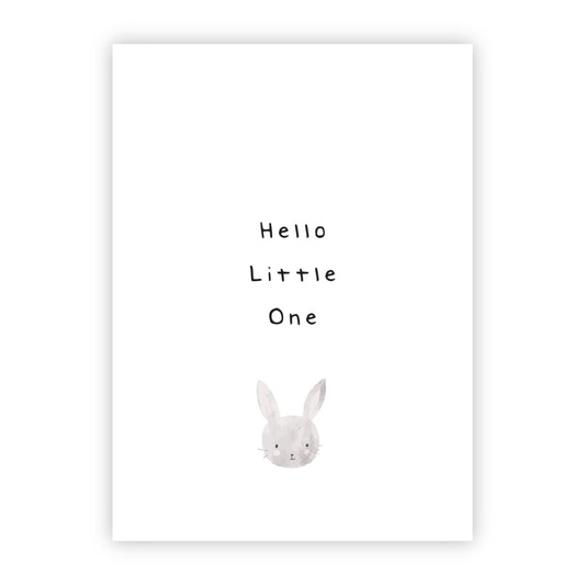 Wenskaart | Hello little one