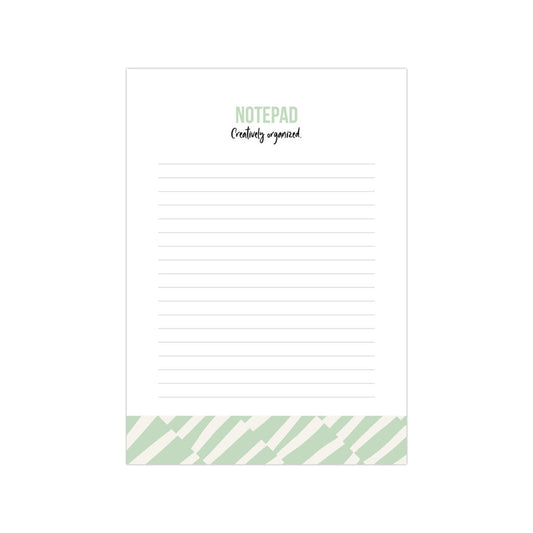 Notitieblok | Bold lines mint