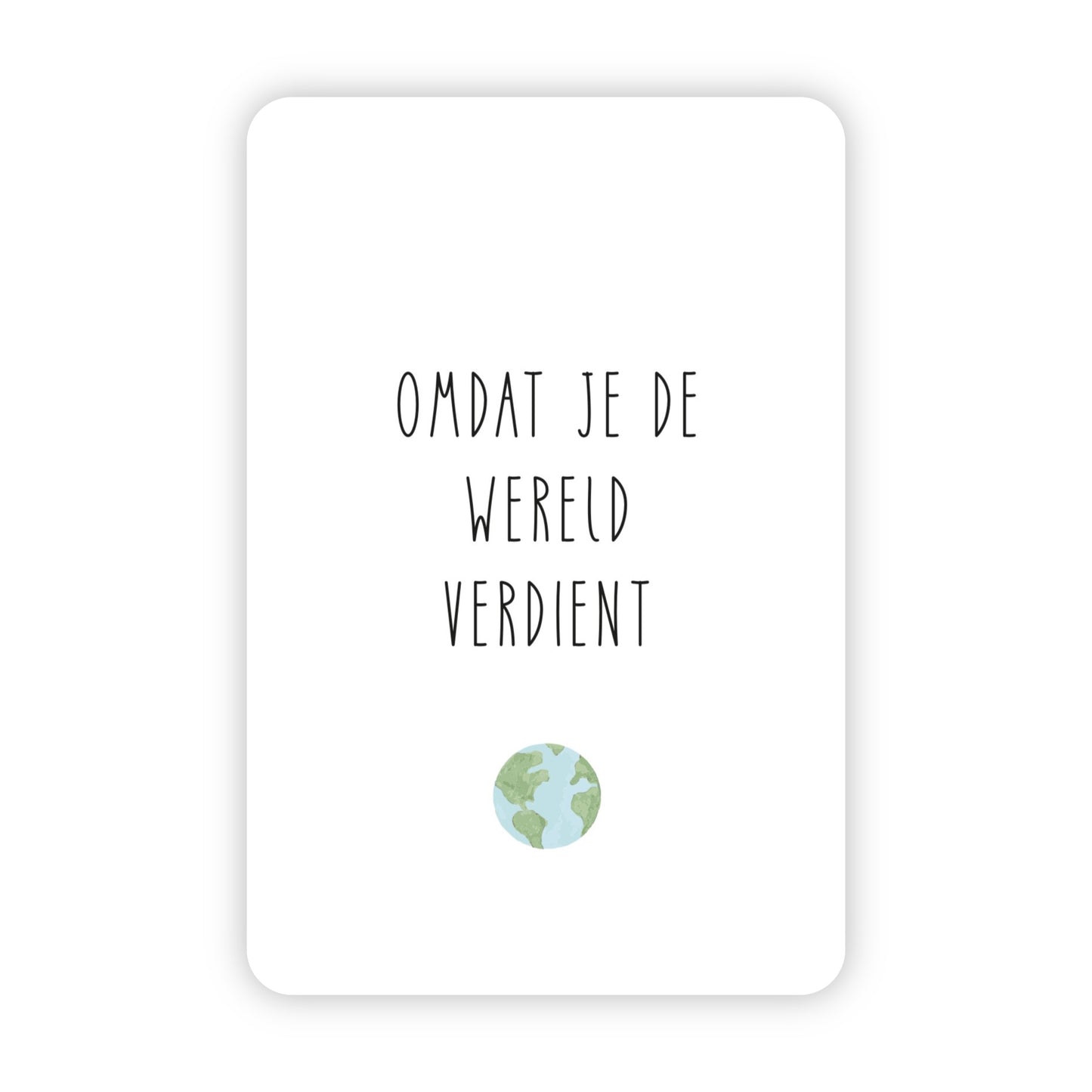 Minikaart | Omdat je de wereld verdient