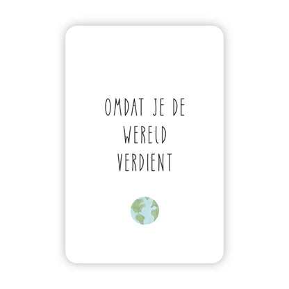 Minikaart | Omdat je de wereld verdient