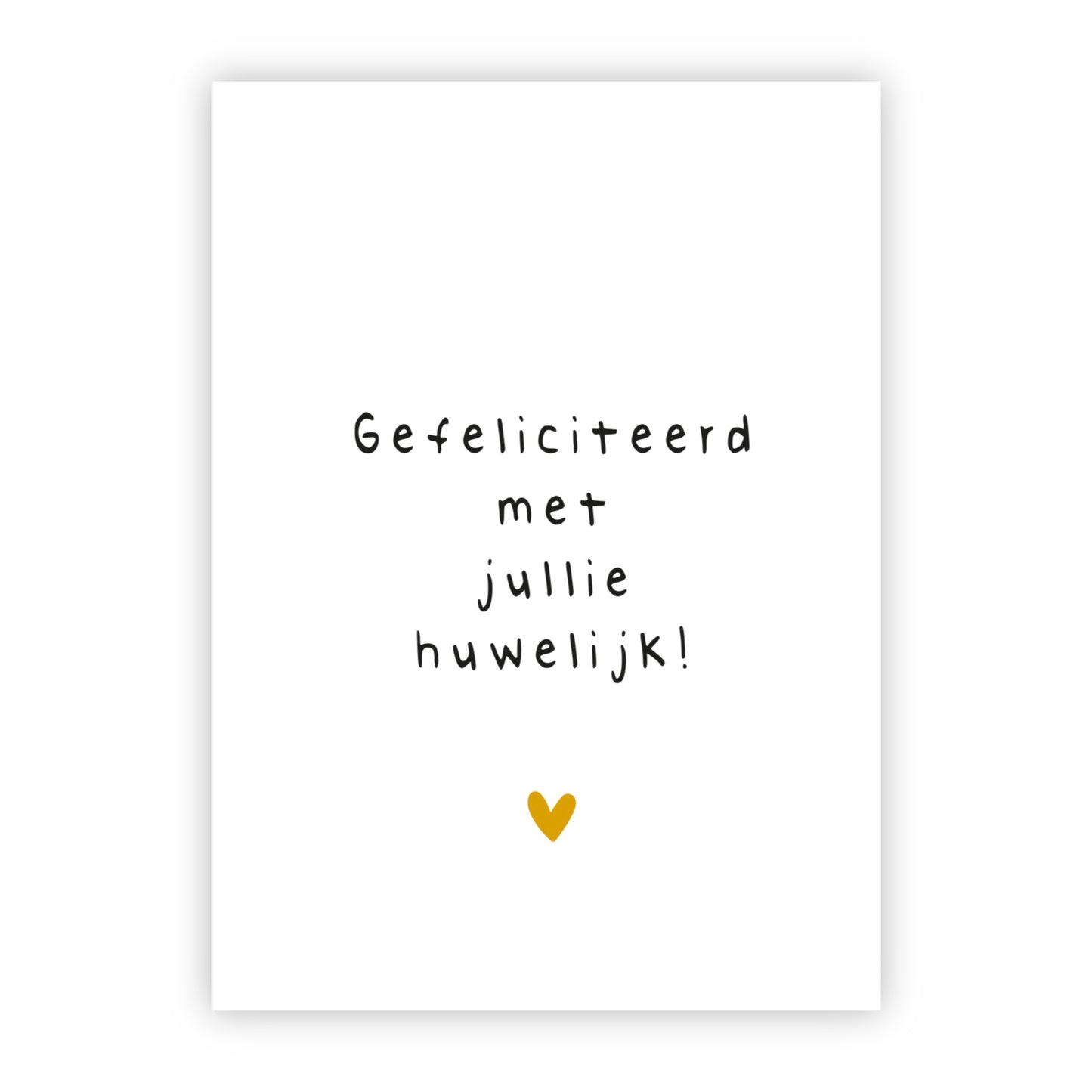 Wenskaart | Gefeliciteerd met jullie huwelijk!