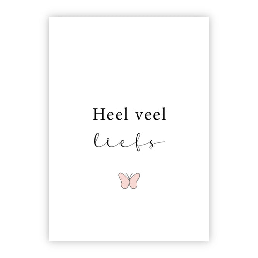 Wenskaart | Heel veel liefs