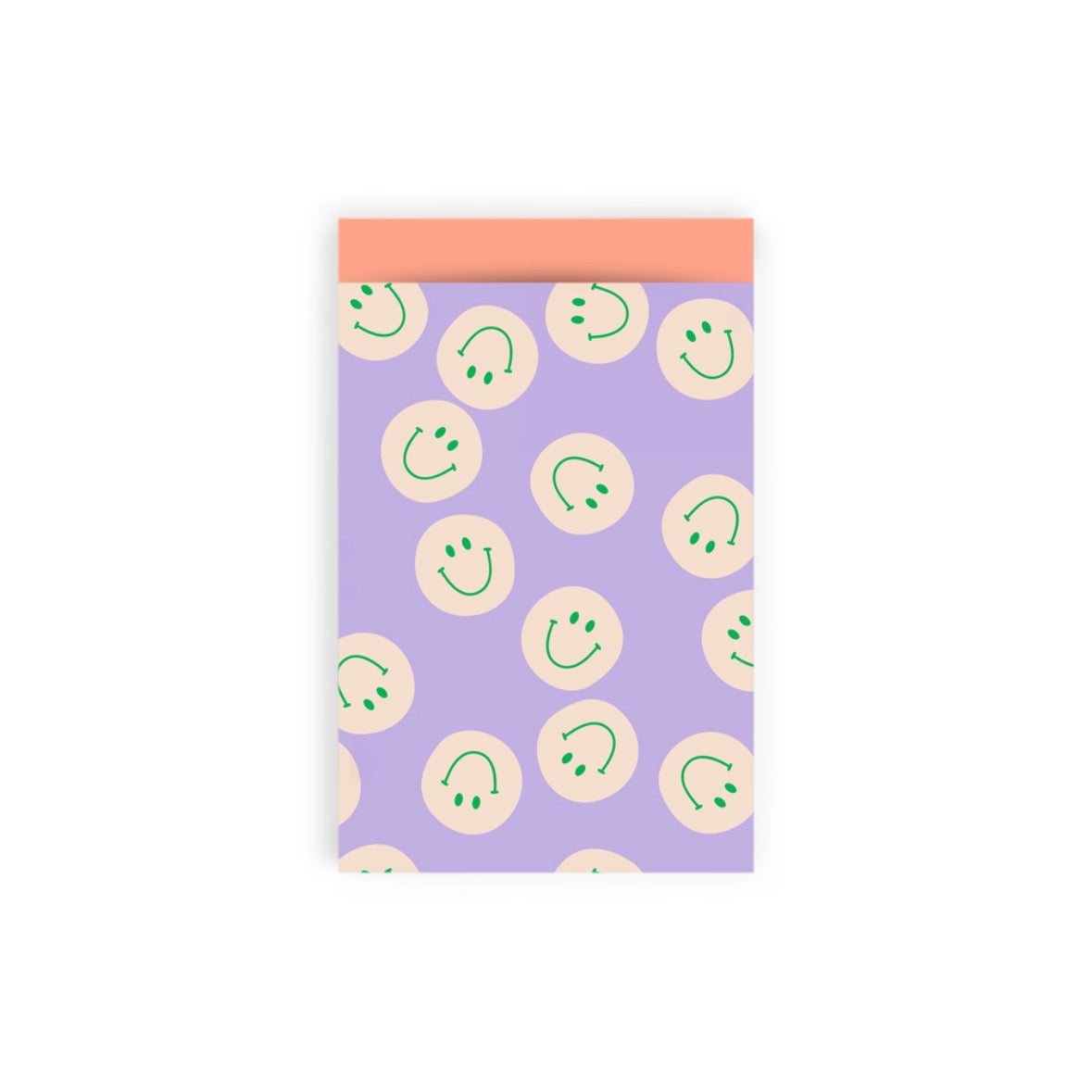 Cadeauzakjes | Smileys lila 5 stuks