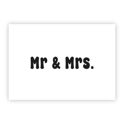 Wenskaart | Mr & Mrs.