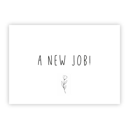 Wenskaart | A new job