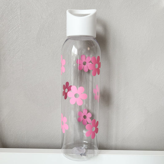 Waterfles | Flowers pink