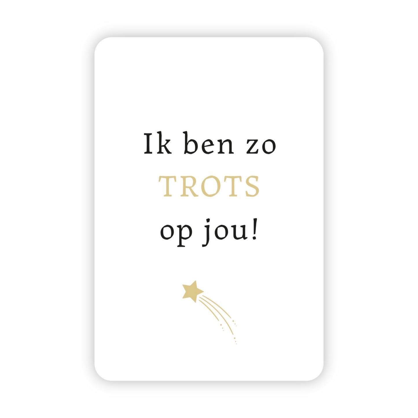 Minikaart | Ik ben zo trots op jou