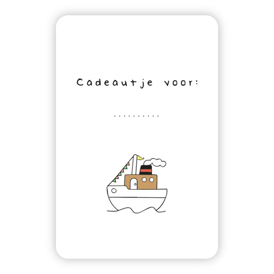 Minikaart sinterklaas | Cadeautje voor…