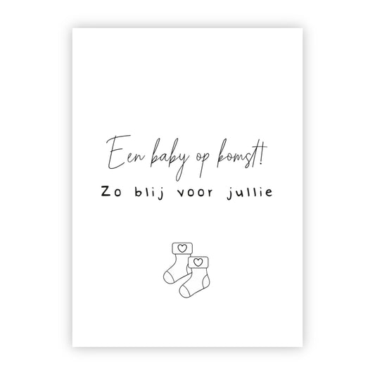 Wenskaart | Een baby op komst!