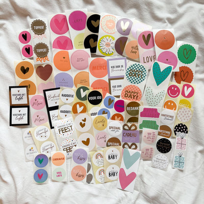 Inpakset | 100 cadeaustickers