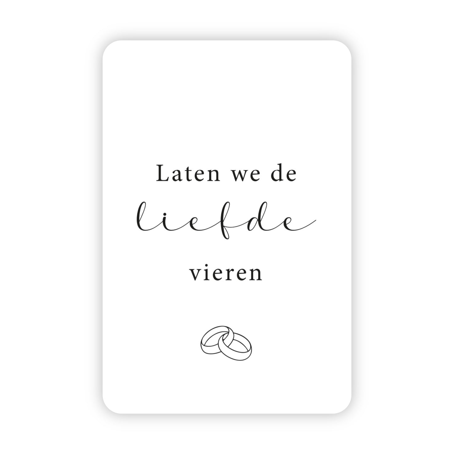 Minikaart | Liefde vieren