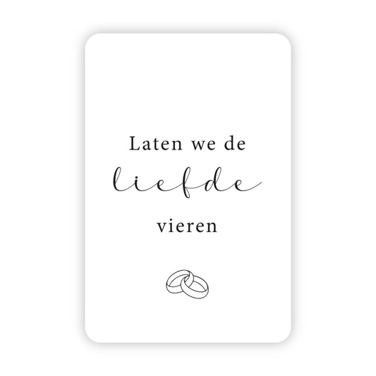 Minikaart | Liefde vieren