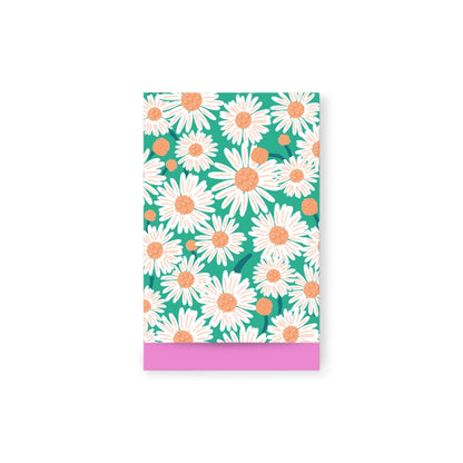 Cadeauzakjes | Daisy bright green/ pink 5 stuks