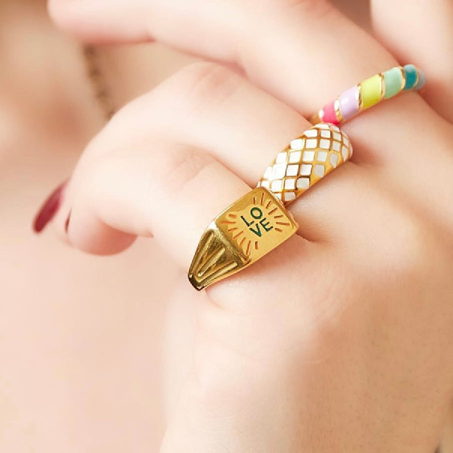 Ring | Love zilver